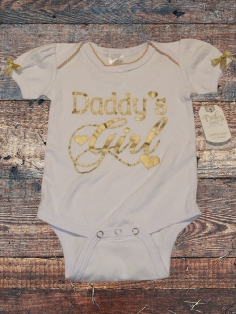 NWT - BABY GANZ COLLECTION DIAPER SHIRT ONEZIE